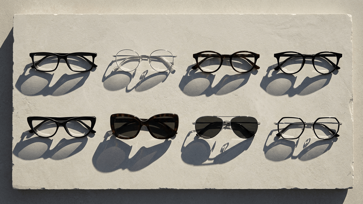 Types of Glasses Frames: Every Style Explained, with Designer Examples - OptiVision