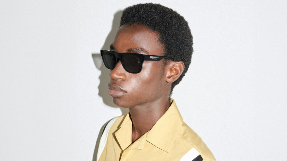 BURBERRY BE4293 B. Logo -BURBERRY Sunglasses- Optivision