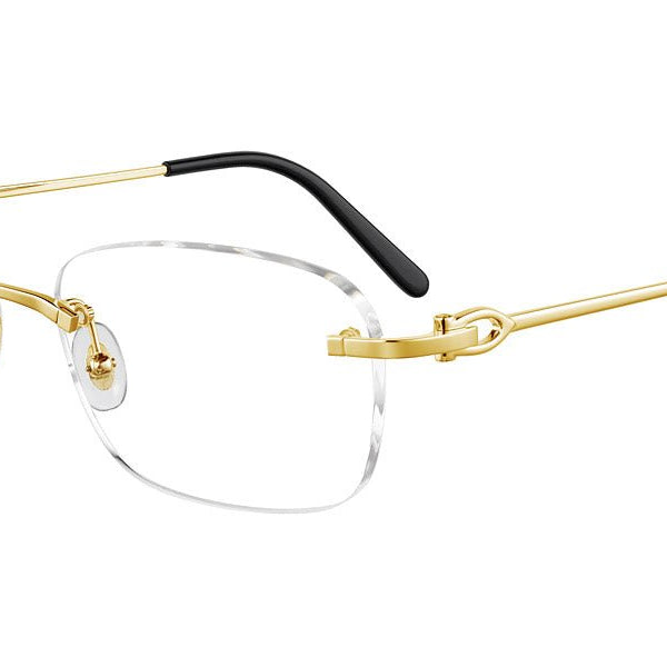 Cartier CT0050O Signature C de Cartier Rectangle Eyeglasses -CARTIER Eyeglasses- Optivision