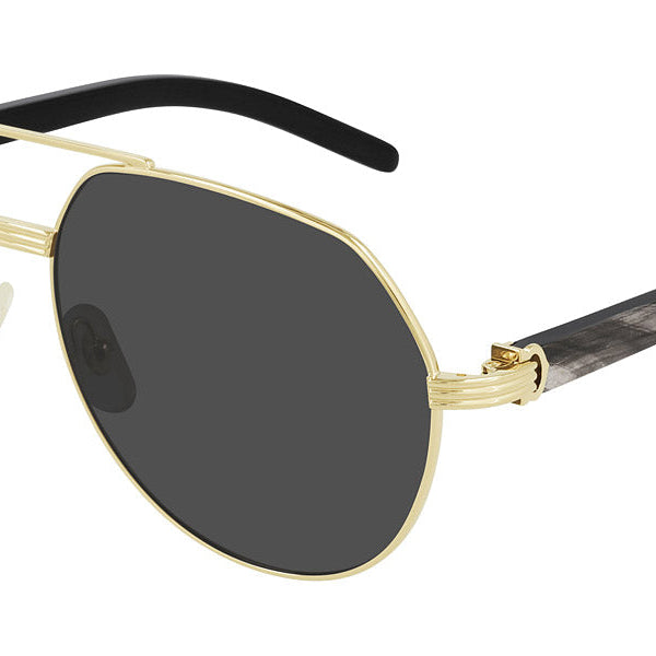 Cartier CT0272S Première de Cartier Aviator Sunglasses