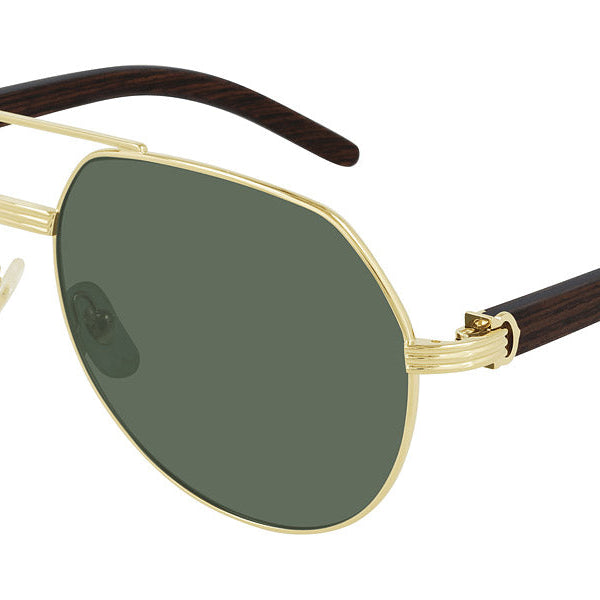 Cartier CT0272S Première de Cartier Aviator Sunglasses