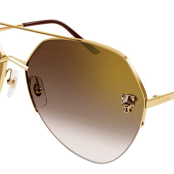 Cartier CT0355S Panthère de Cartier Aviator Sunglasses -CARTIER Sunglasses- Optivision