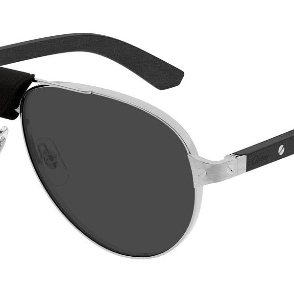 Cartier CT0495S Santos de Cartier Aviator Sunglasses
