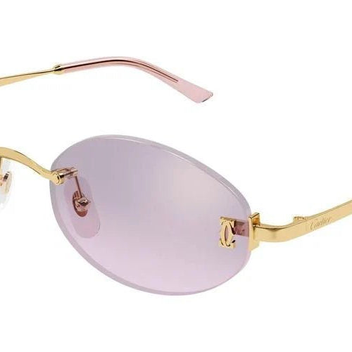 Cartier CT0592S Oval Sunglasses -CARTIER Sunglasses- Optivision