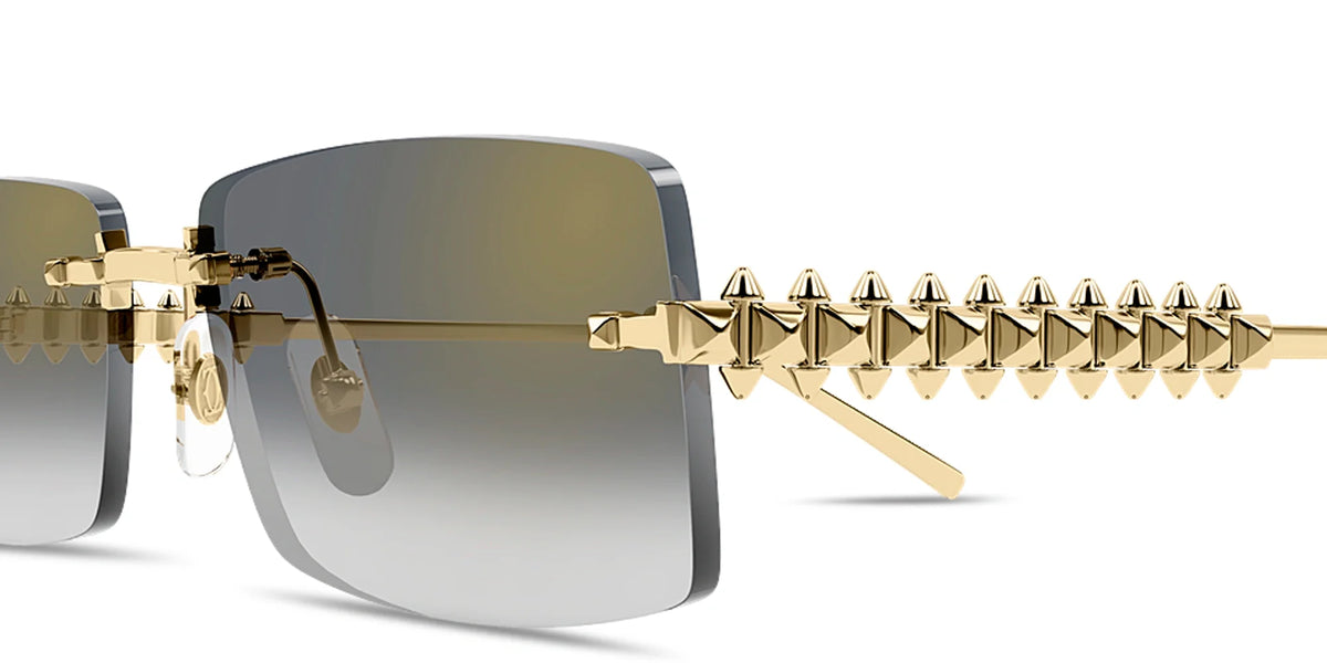 Cartier CT0604S Rectangle Sunglasses -CARTIER Sunglasses- Optivision