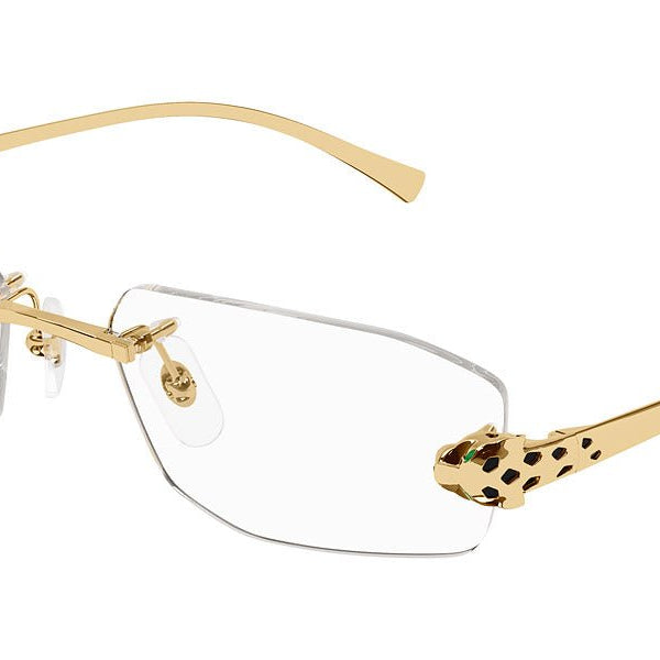 Cartier CT0494O Panthère de Cartier Rectangle Eyeglasses -CARTIER Eyeglasses- Optivision