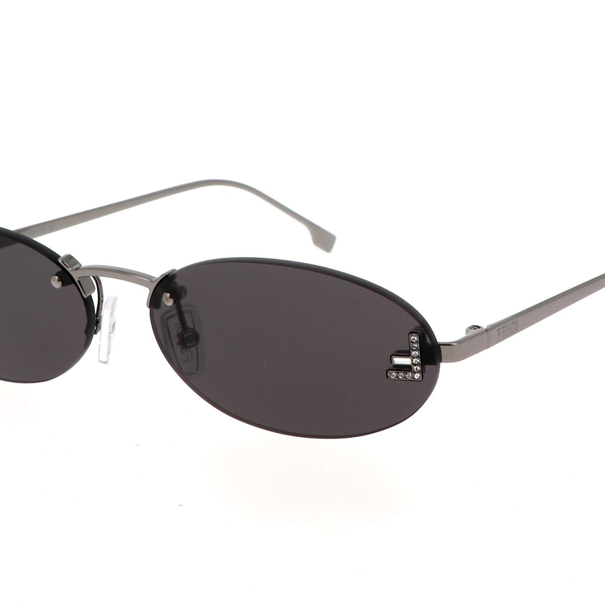 Fendi FE4075US First Crystal Oval Sunglasses