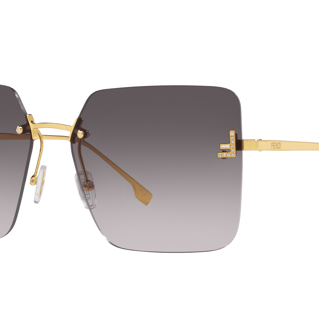 Fendi FE4082US First Crystal Square Sunglasses -FENDI Sunglasses- Optivision