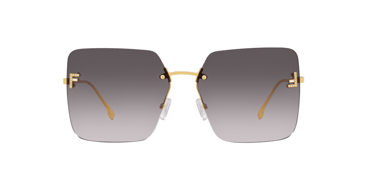 Fendi FE4082US First Crystal Square Sunglasses -FENDI Sunglasses- Optivision