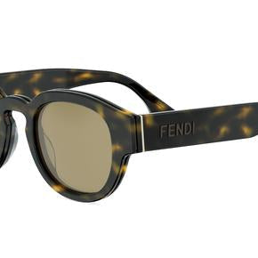 Fendi FE40182I Signature Round Sunglasses