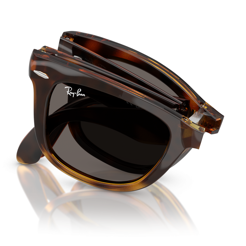 Ray-Ban RB4105 Folding Wayfarer Square Sunglasses