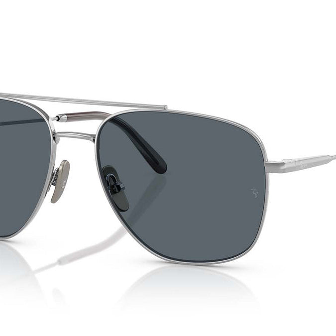 Ray-Ban RB8097 William Titanium Square Sunglasses