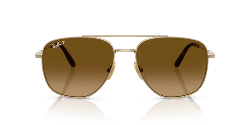 Ray-Ban RB8097 William Titanium Square Sunglasses -RAY-BAN Sunglasses- Optivision
