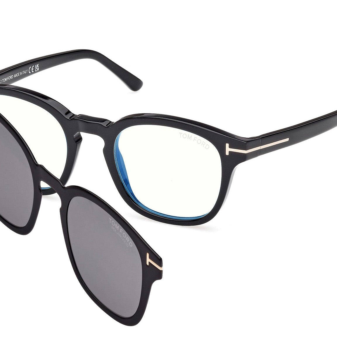 Tom Ford FT5532-B Round Eyeglasses