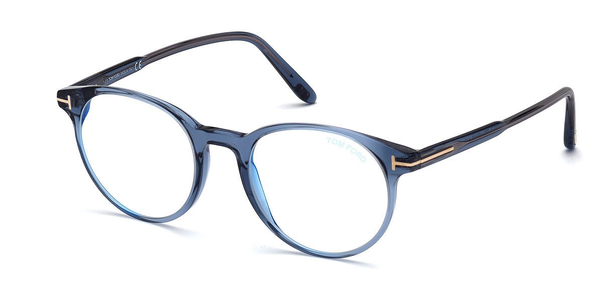 TOM FORD FT5695-B Round -TOM FORD Eyeglasses- Optivision