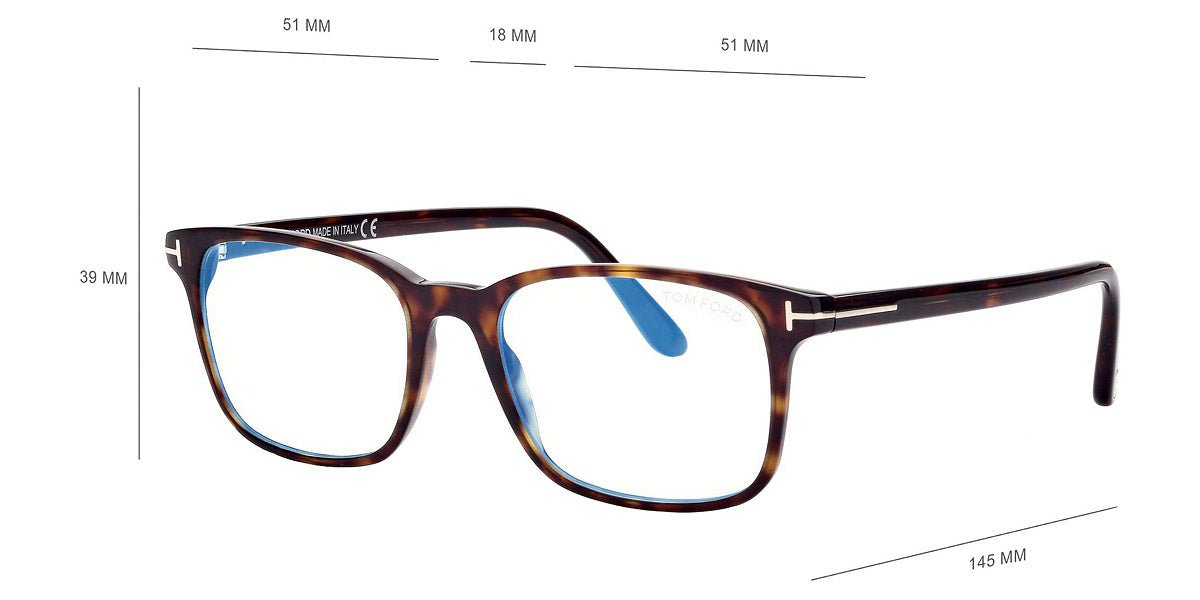 TOM FORD FT5831-B Square -TOM FORD Eyeglasses- Optivision
