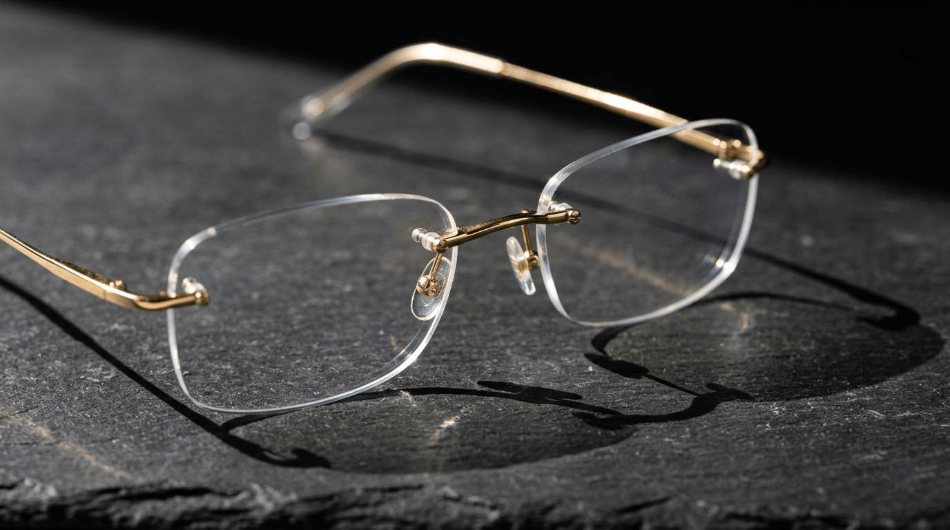 Rimless Glasses: The Lightest Way to Wear Prescription Frames - OptiVision
