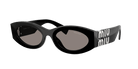 Miu Miu MU 11WS Oval Sunglasses -MIU MIU Sunglasses- Optivision