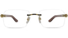 Cartier CT0453O Square Eyeglasses -CARTIER Eyeglasses- Optivision