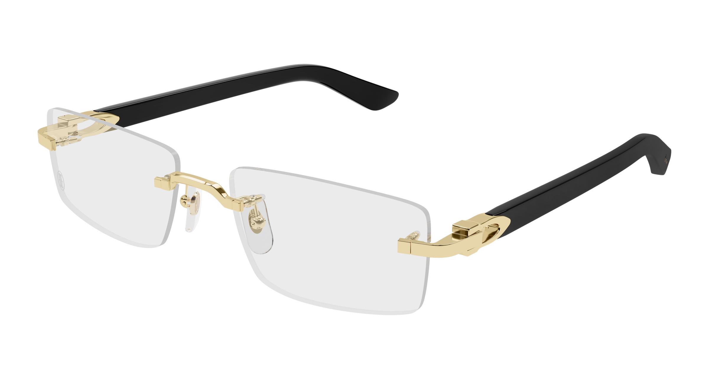 Cartier CT0581O Rectangle Eyeglasses -CARTIER Eyeglasses- Optivision
