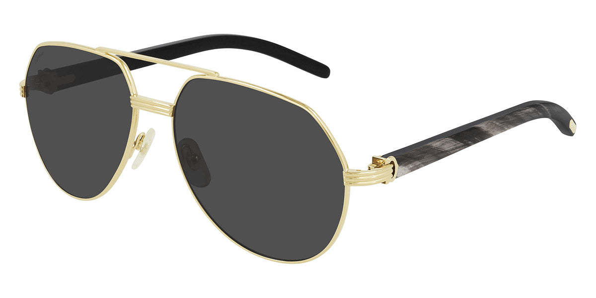 Cartier CT0272S Première de Cartier Aviator Sunglasses