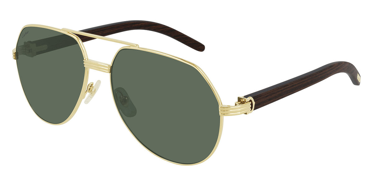 Cartier CT0272S Première de Cartier Aviator Sunglasses