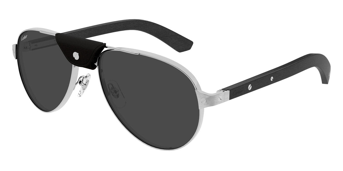 Cartier CT0495S Santos de Cartier Aviator Sunglasses