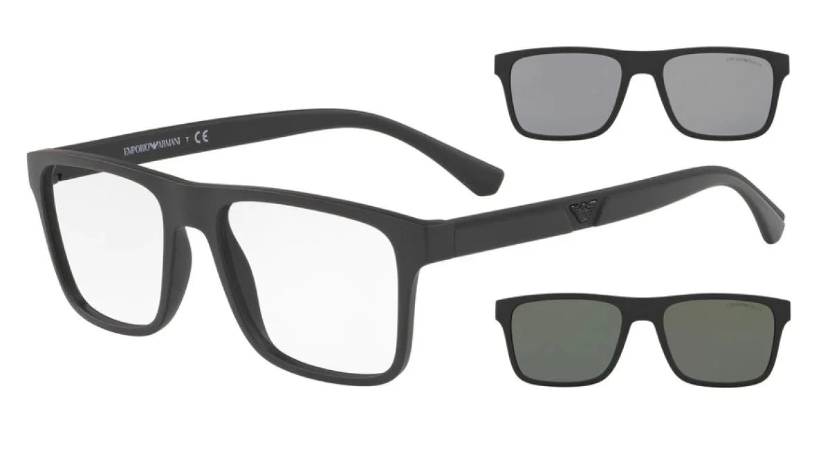 Emporio Armani EA4115 Rectangle Sunglasses