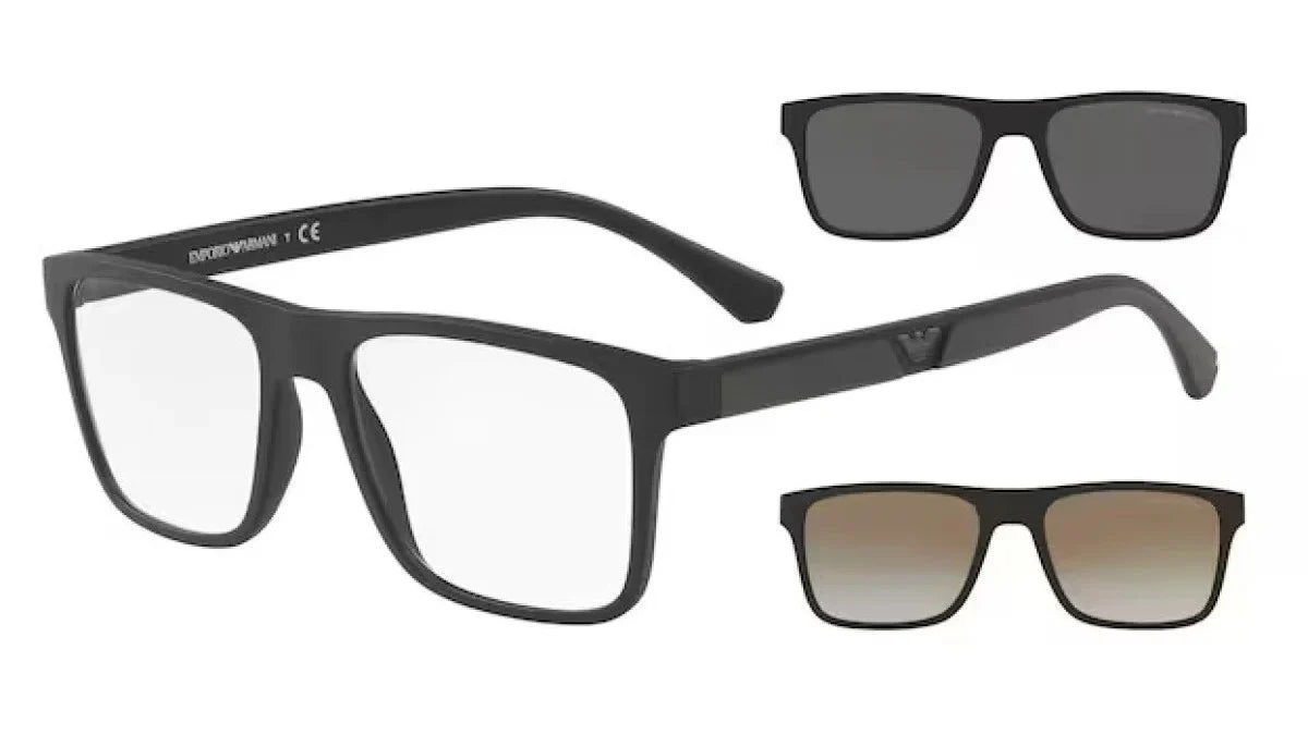 Emporio Armani EA4115 Rectangle Sunglasses