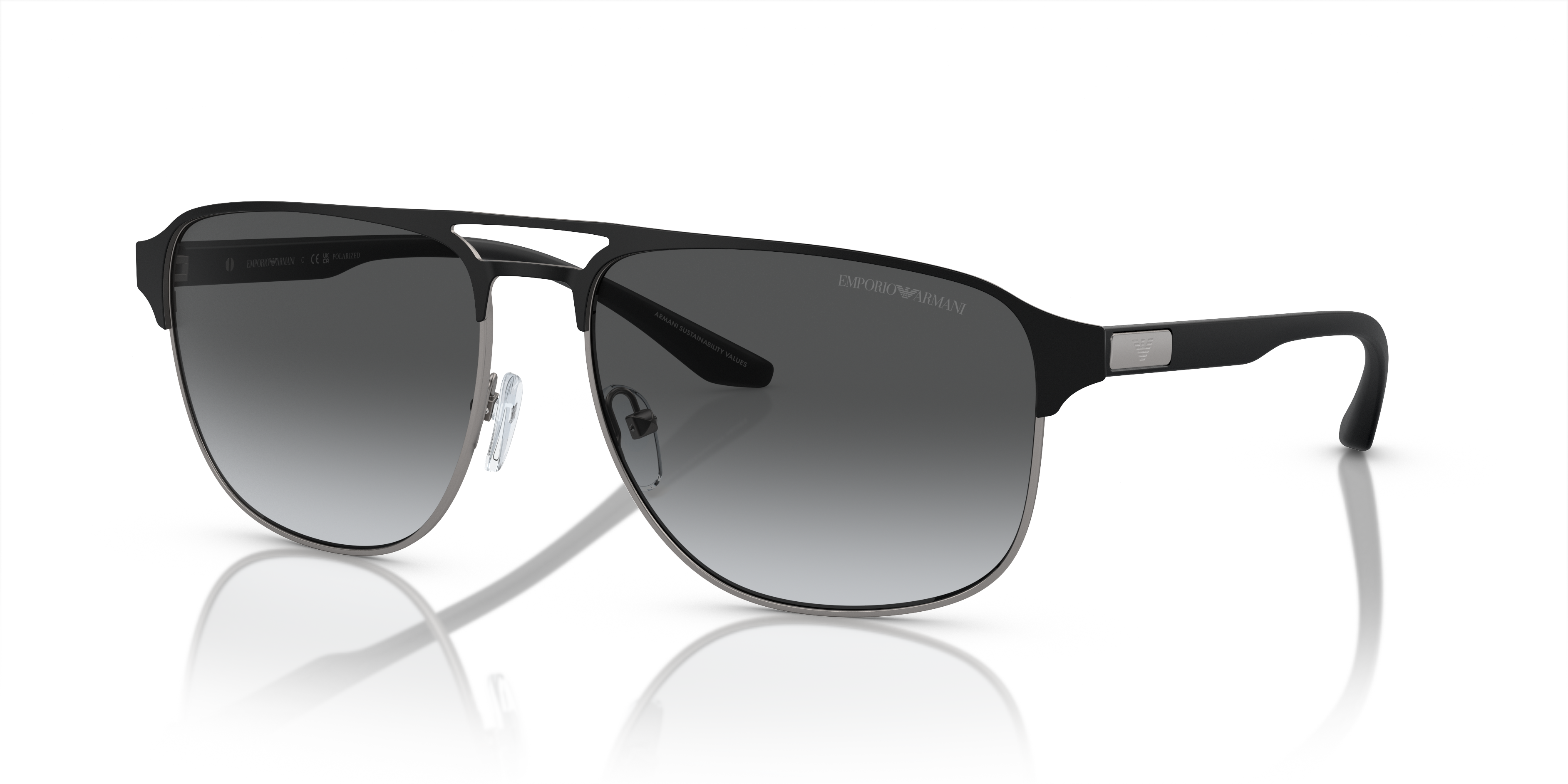 Emporio Armani EA2144 Pilot Sunglasses