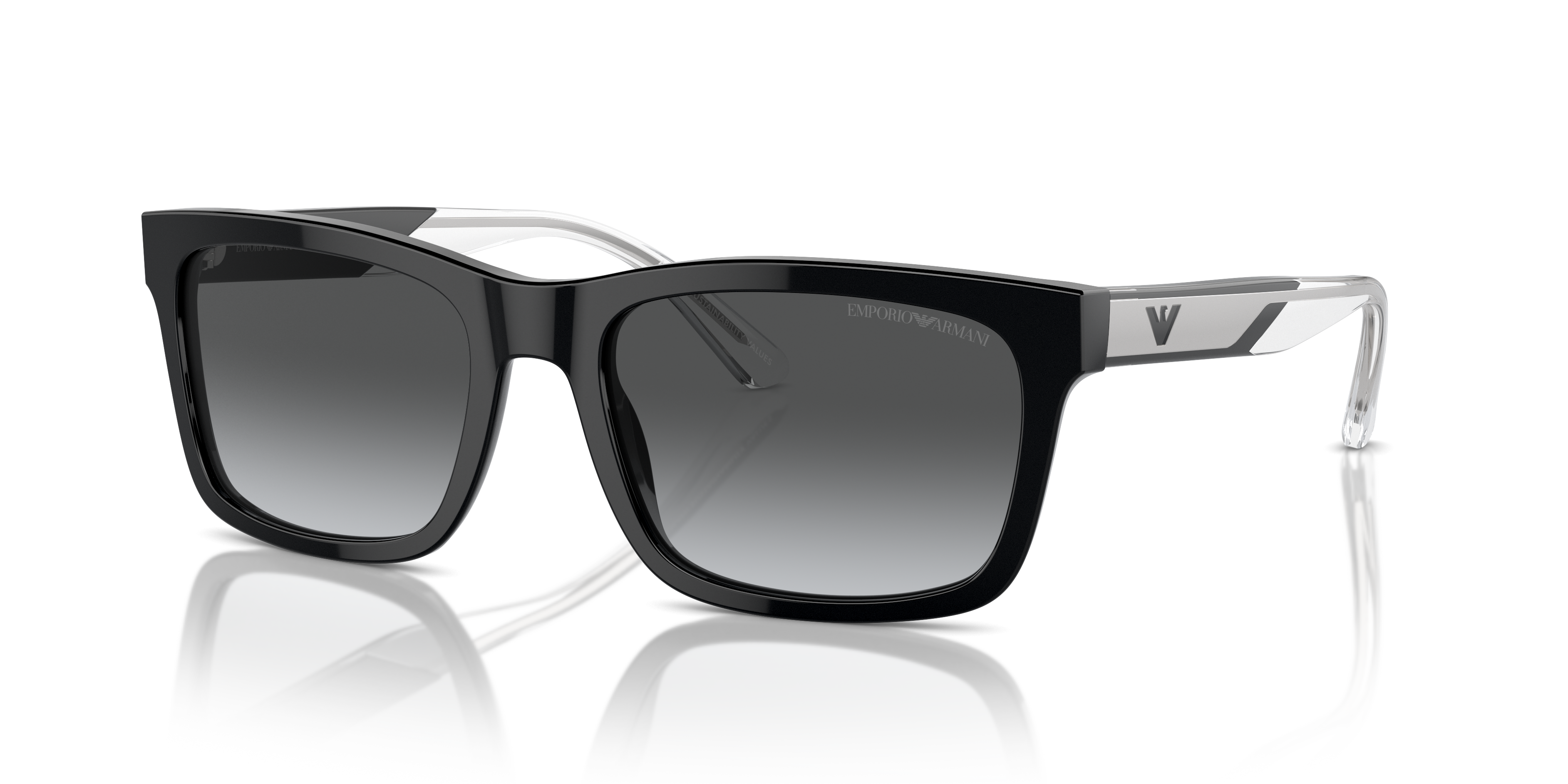 Emporio Armani EA4224 Rectangle Sunglasses