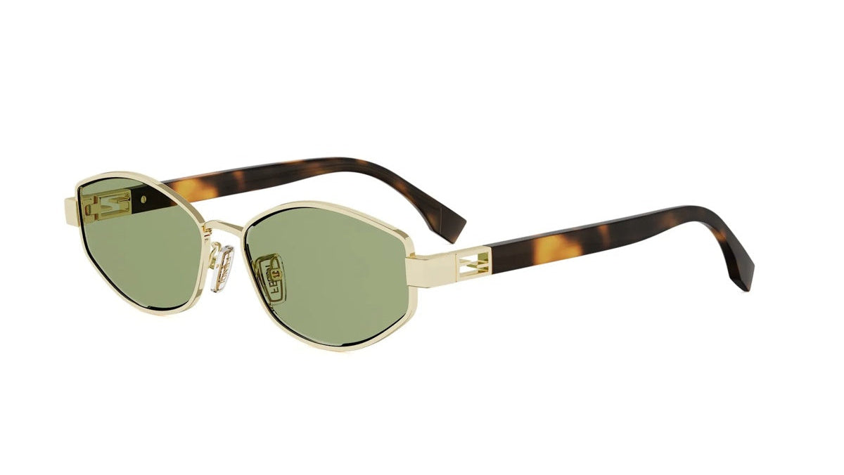 Fendi FE40216U Tube Oval Sunglasses