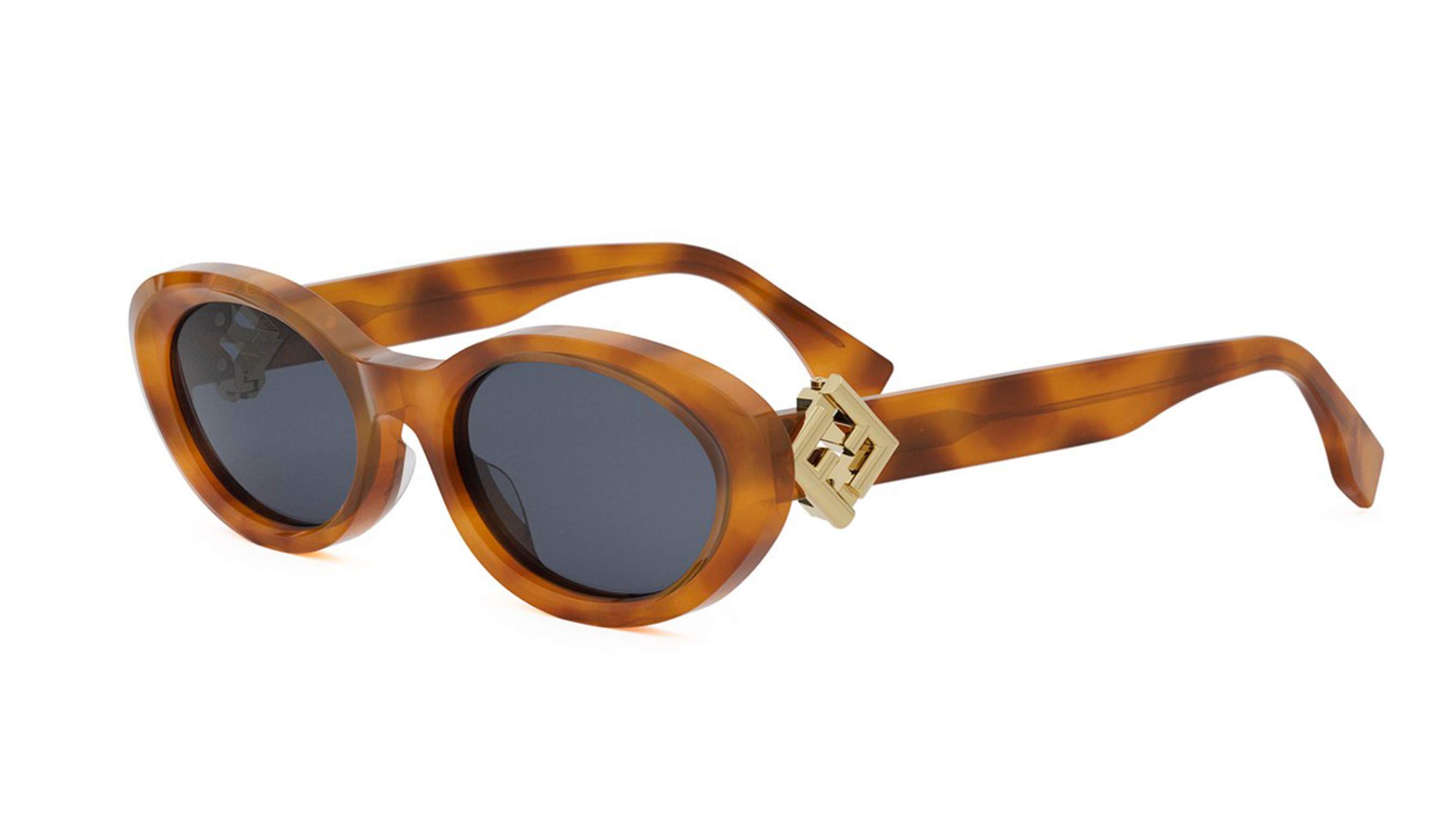 Fendi FE40140U Ff Diamonds Oval Sunglasses
