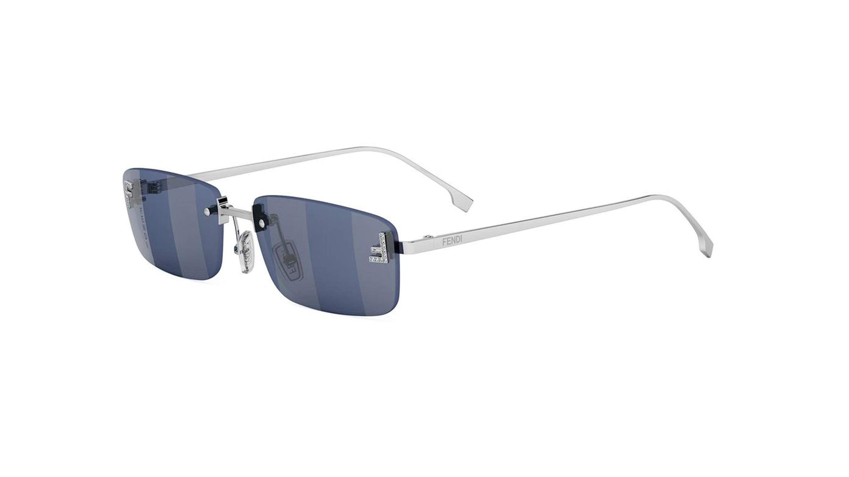 Fendi FE4172US First Crystal Rectangle Sunglasses