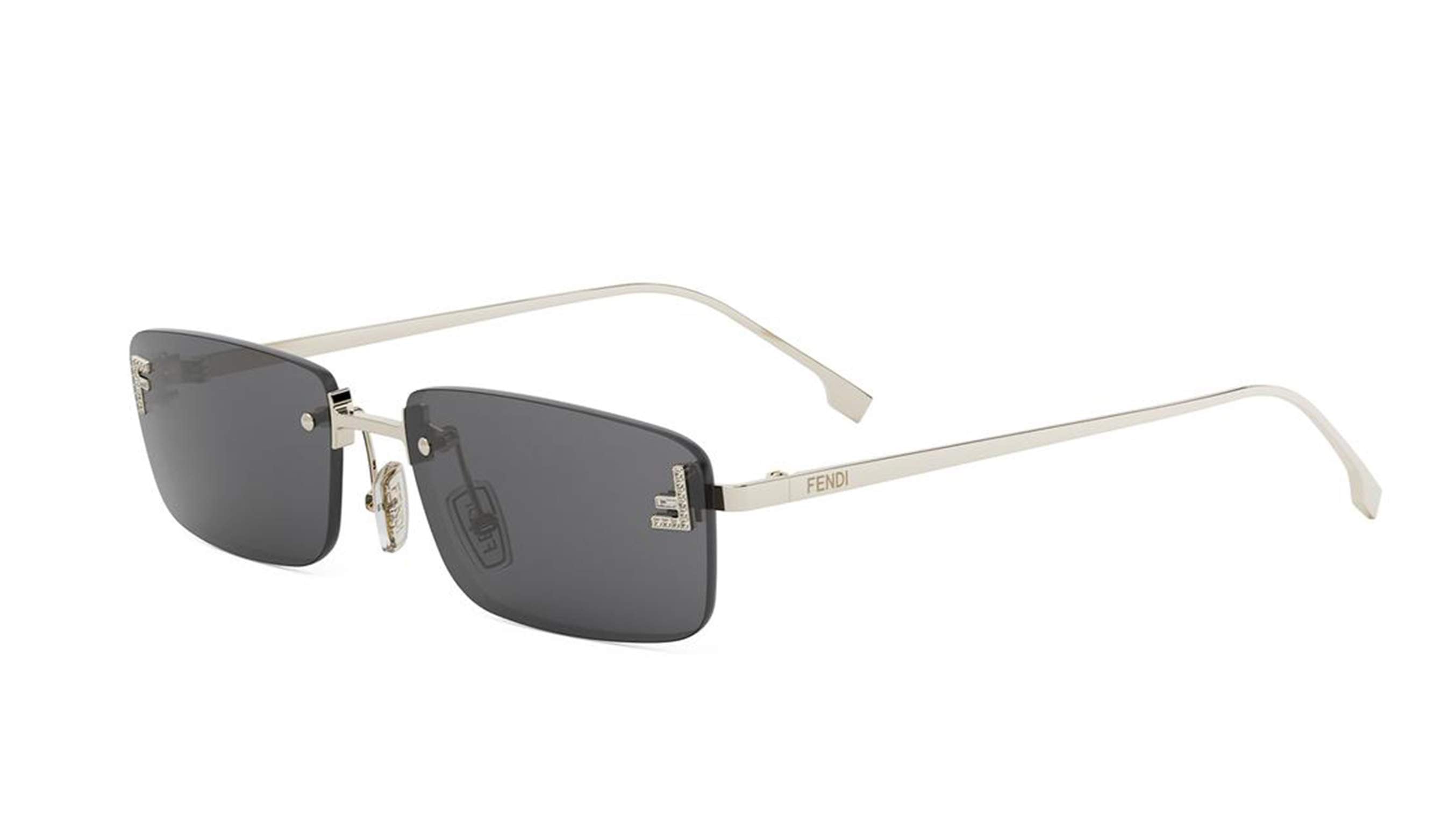 Fendi FE4172US First Crystal Rectangle Sunglasses