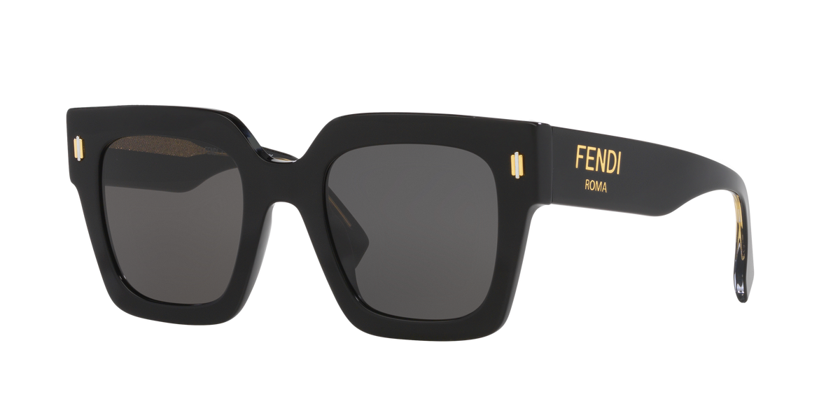 Fendi FE40101I Roma Square Sunglasses -FENDI Sunglasses- Optivision