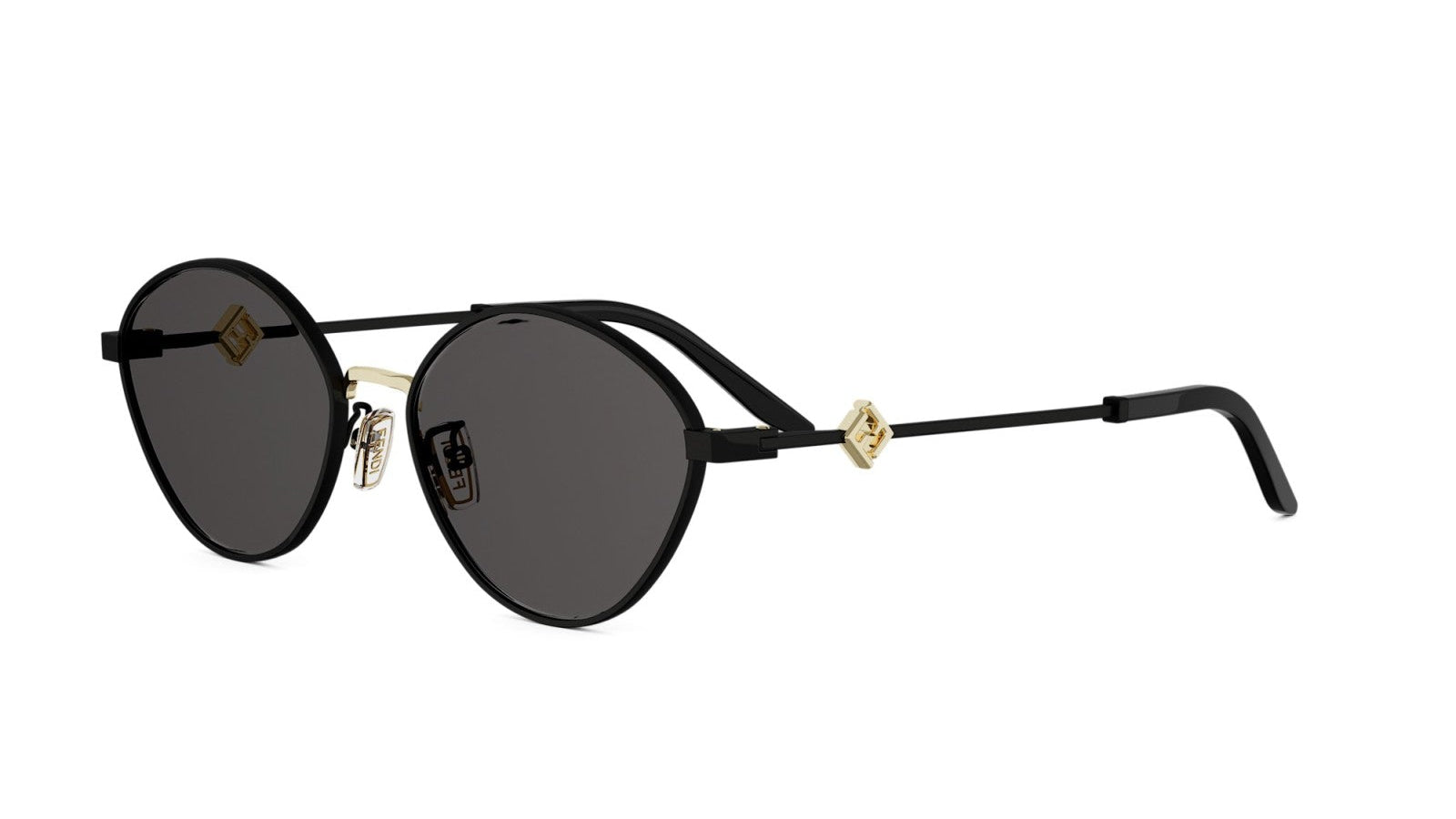 Fendi FE40217U Ff Diamonds Round Sunglasses