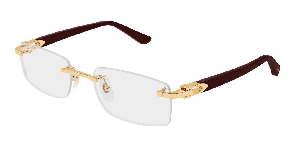 Cartier CT0607OJ Rectangle Eyeglasses -CARTIER Eyeglasses- Optivision