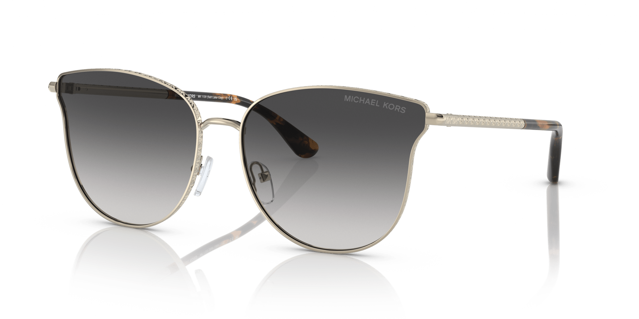 Michael Kors MK1120 Salt Lake City Round Sunglasses -MICHAEL KORS Sunglasses- Optivision