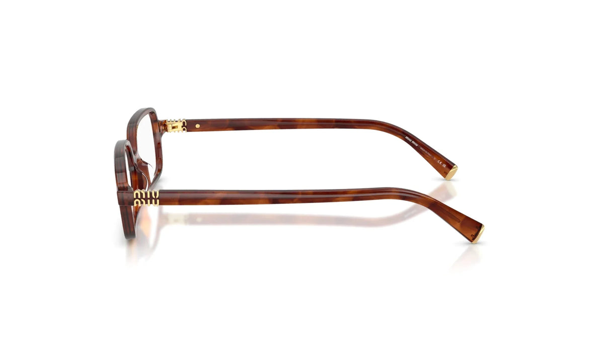 Miu Miu MU 01YV Rectangle Eyeglasses -MIU MIU Eyeglasses- Optivision