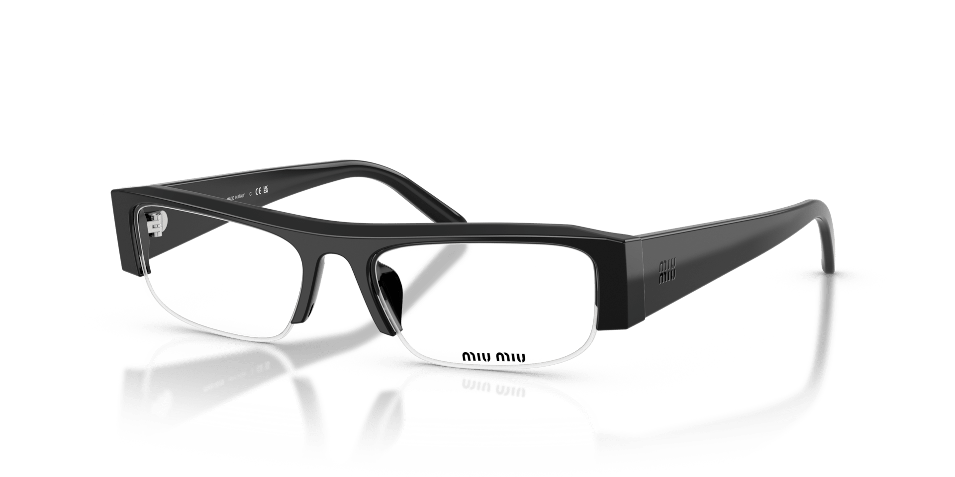 Miu Miu MU B07S Rectangle Sunglasses -MIU MIU Eyeglasses- Optivision