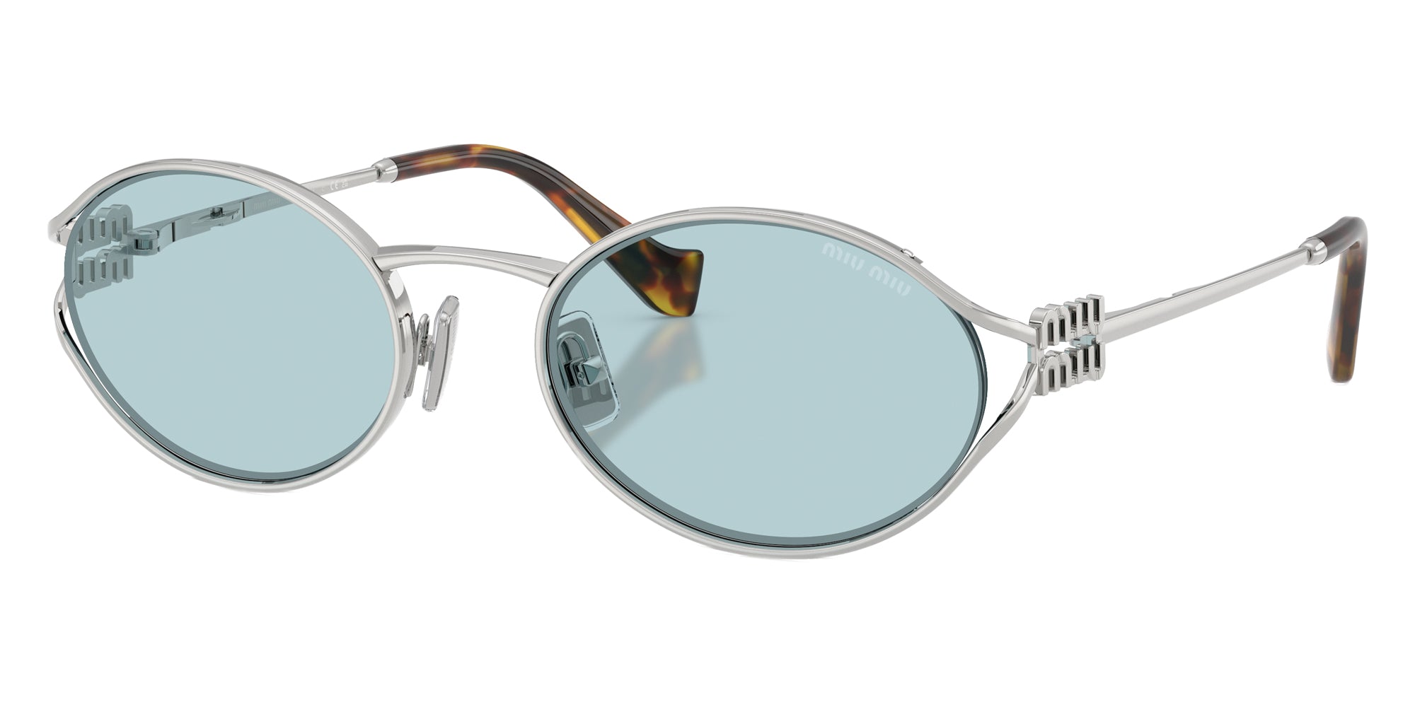 Miu Miu MU 52YS Oval Sunglasses -MIU MIU Sunglasses- OptiVision
