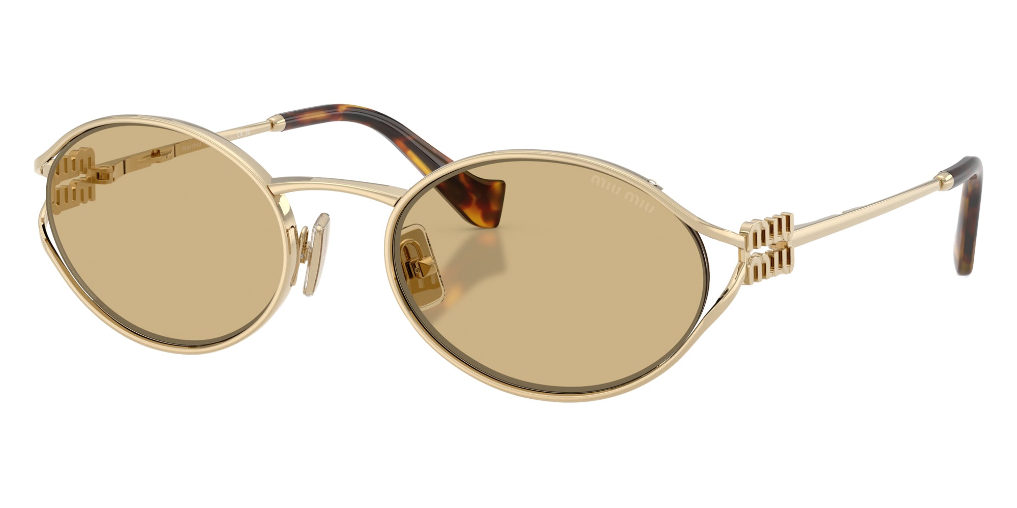 Miu Miu MU 52YS Oval Sunglasses -MIU MIU Sunglasses- OptiVision