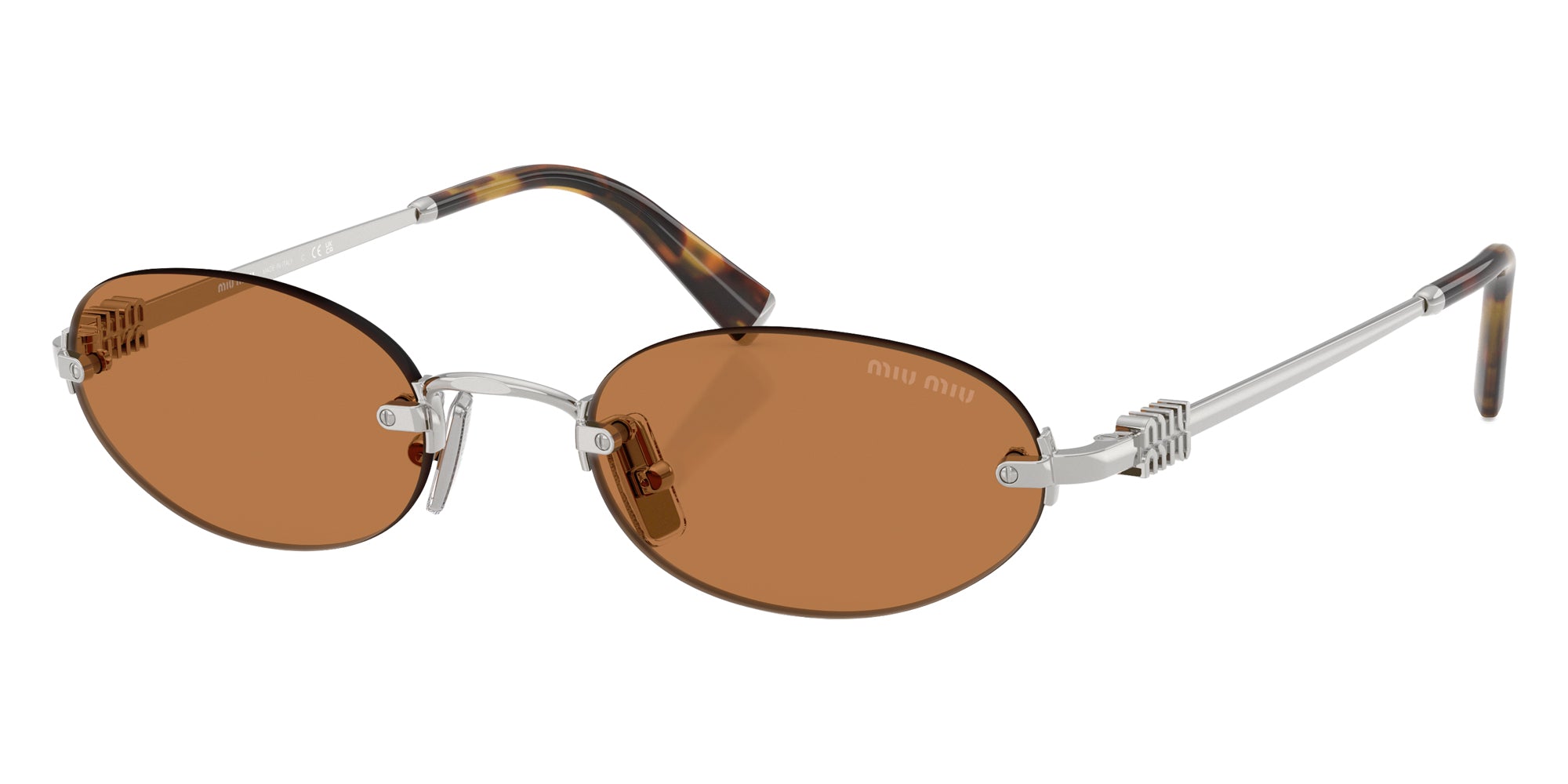 Miu Miu MU A54S Oval Sunglasses -MIU MIU Sunglasses- OptiVision