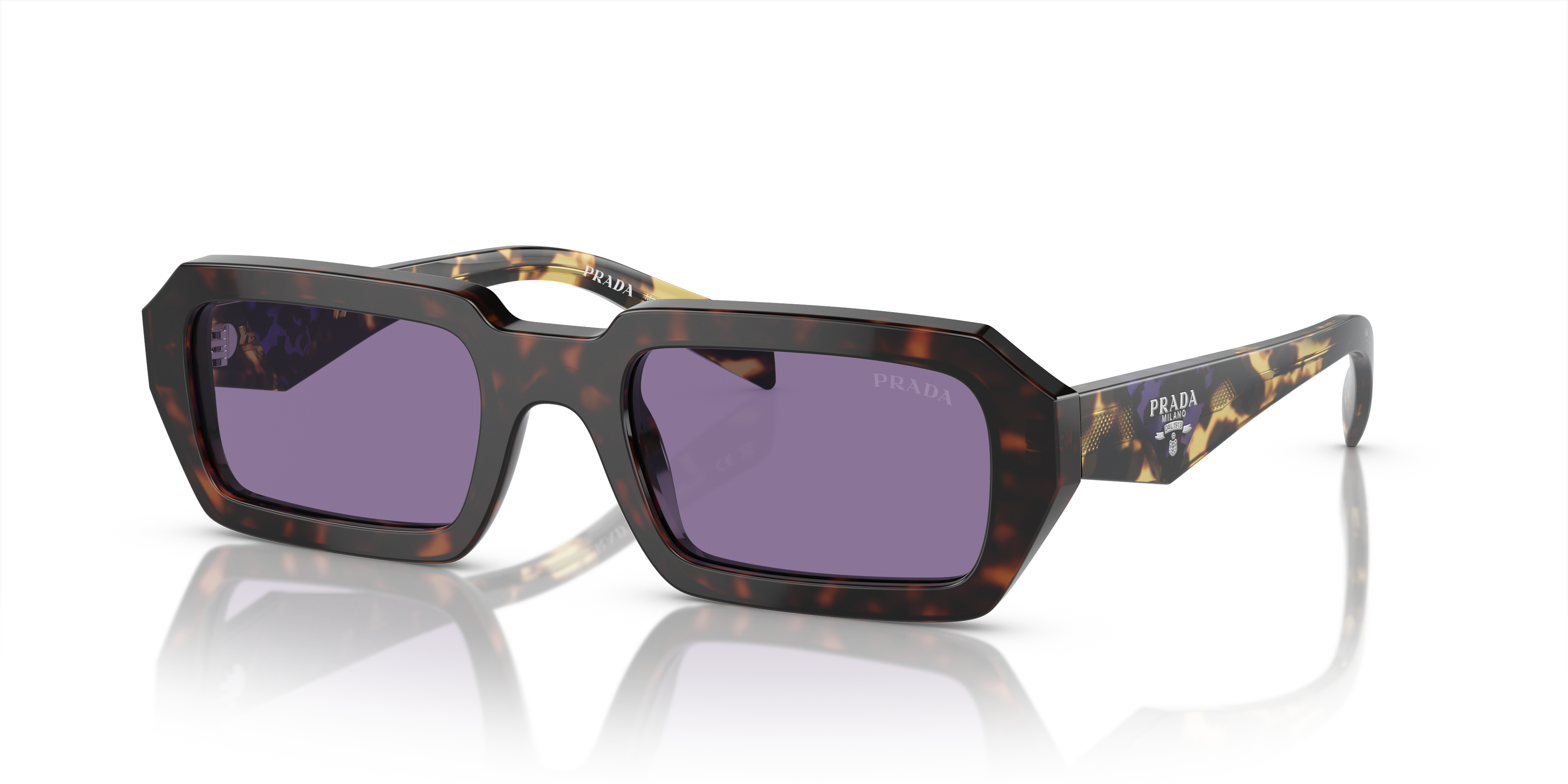 Prada PR A12S Irregular Sunglasses