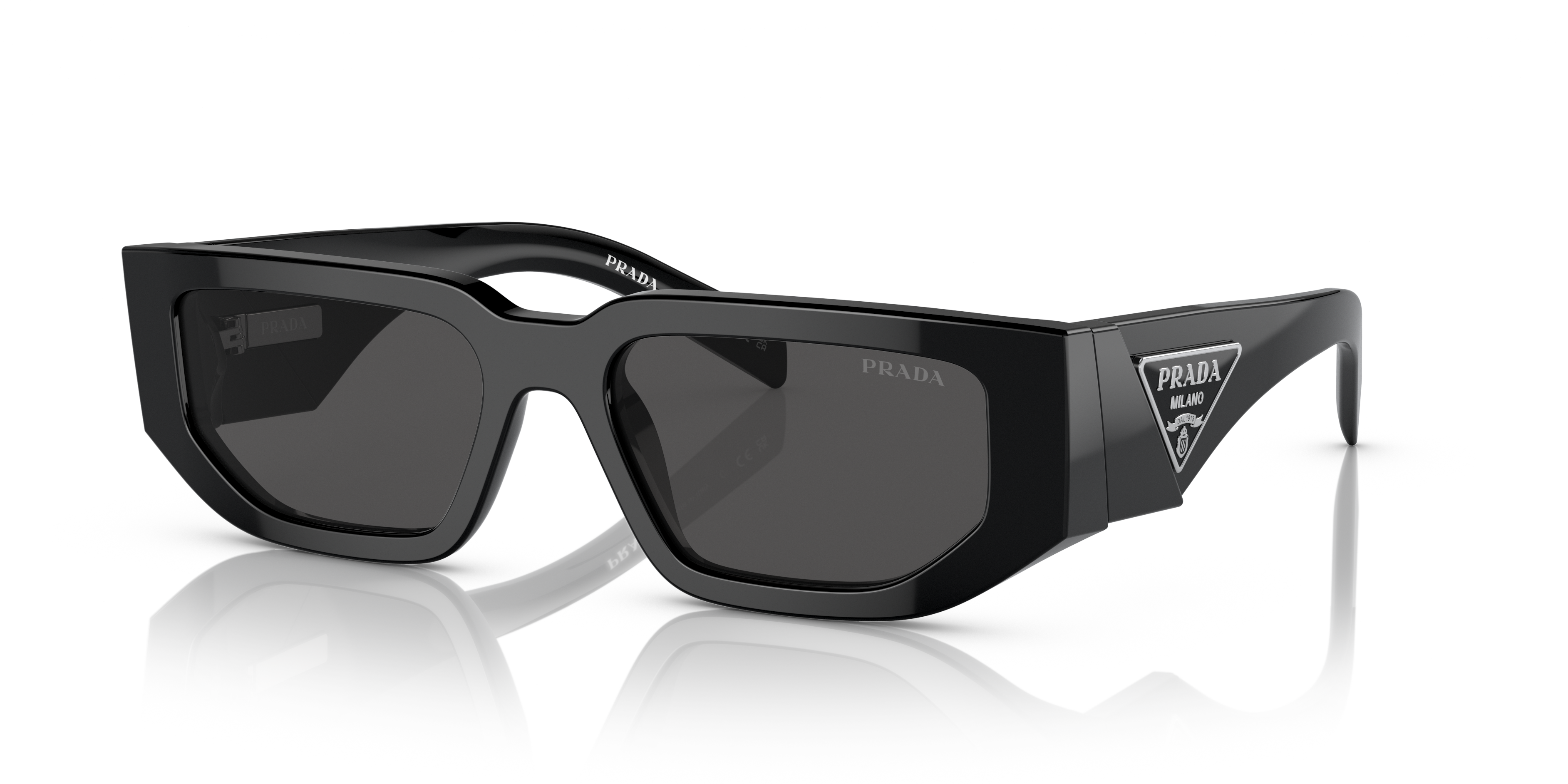 Prada PR 09ZS Rectangle Sunglasses