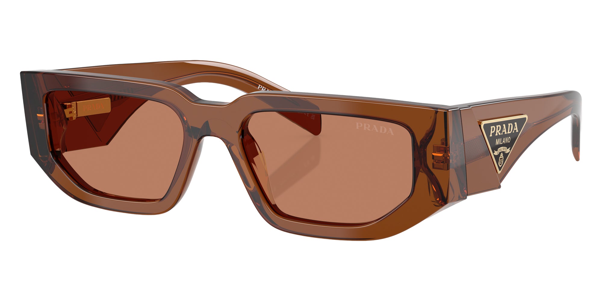 Prada PR 09ZS Rectangle Sunglasses