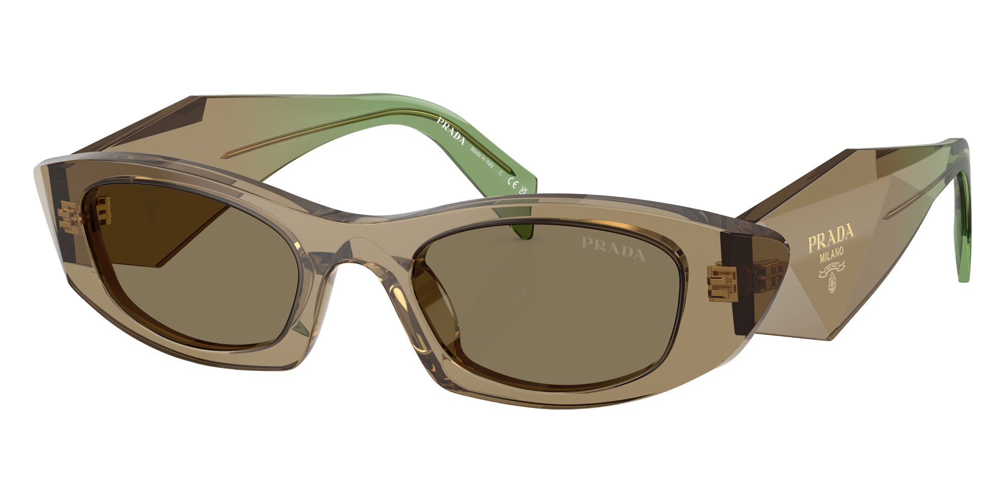 Prada PR B16S Oval Sunglasses