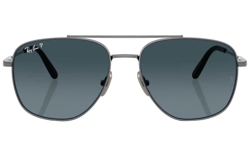 Ray-Ban RB8097 William Titanium Square Sunglasses -RAY-BAN Sunglasses- Optivision