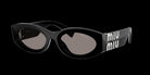 Miu Miu MU 11WS Oval Sunglasses -MIU MIU Sunglasses- Optivision